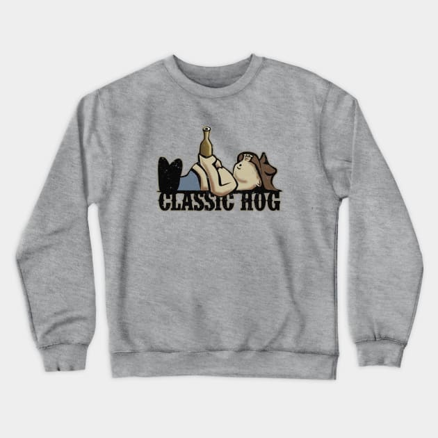 Classic Hog Crewneck Sweatshirt by hobrath